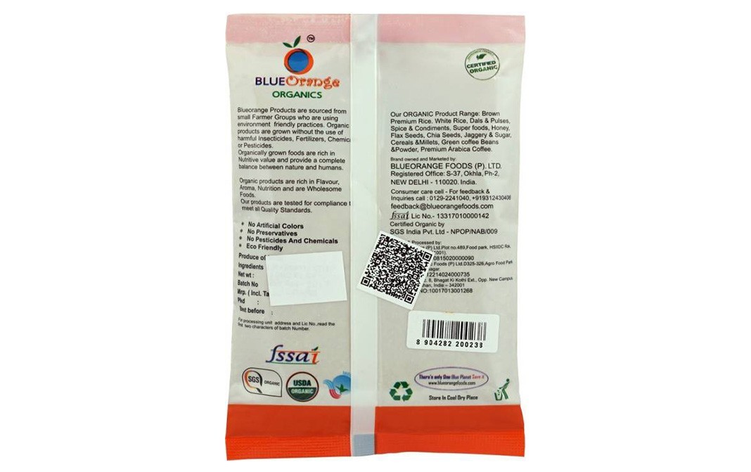 Blue Orange Organics Red Chilli Powder    Pack  100 grams